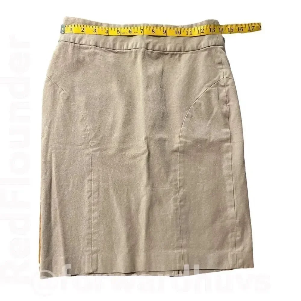 Banana Republic Beige Stretch Skirt Size 2